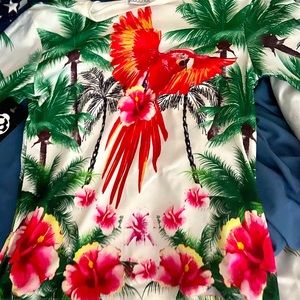 Long sleeve tropical shirt